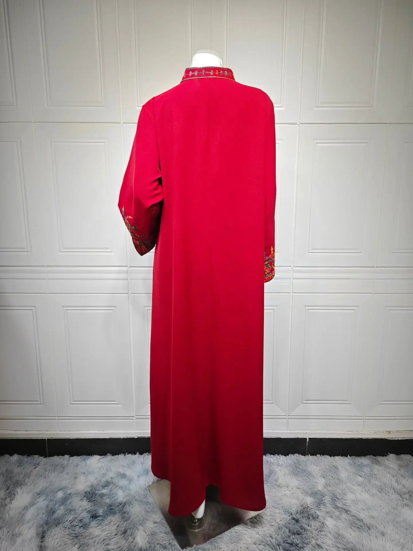 Dubai Dress for Women Abaya Eid Embroidery Party Long Robe Muslim Caftan Jalabiya Ramadan Morocco Kaftan Vestidos Largos 2025