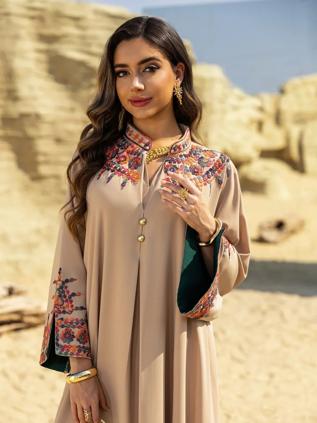 Dubai Dress for Women Abaya Eid Embroidery Party Long Robe Muslim Caftan Jalabiya Ramadan Morocco Kaftan Vestidos Largos 2025